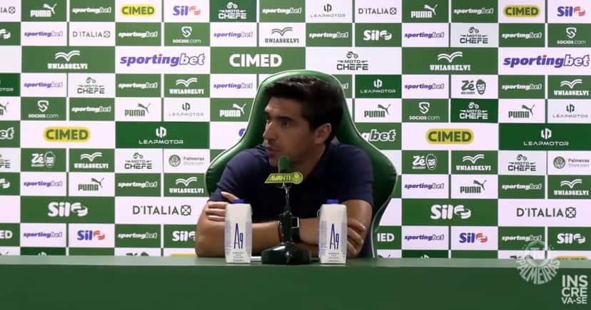 Abel Ferreira (Foto: Palmeiras TV) Abel Ferreira (Foto: Palmeiras TV)