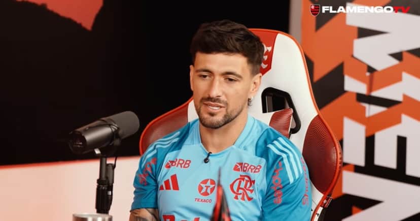 Arrascaeta (Foto: Flamengo TV) Arrascaeta (Foto: Flamengo TV)