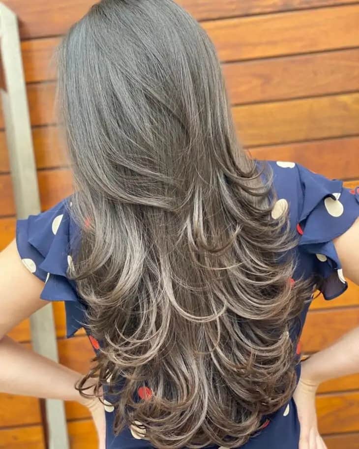 Corte de cabelo longo repicado (Foto: Reprodução/ Internet) Corte de cabelo longo repicado (Foto: Reprodução/ Internet)