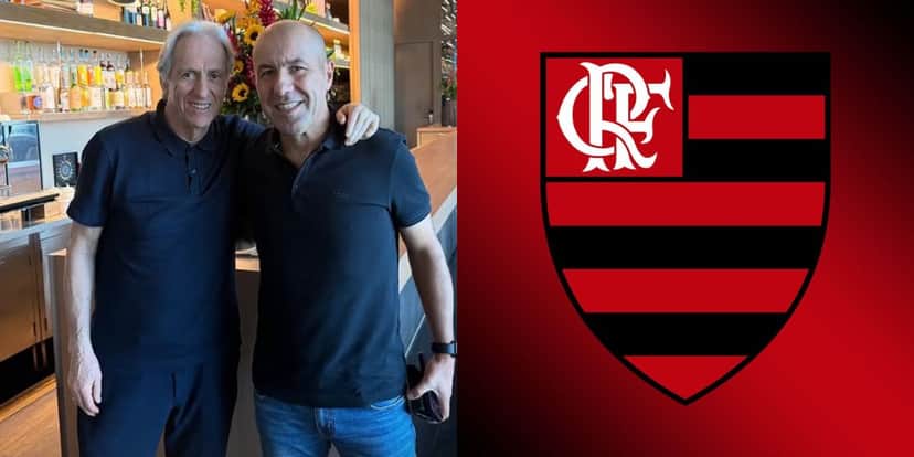 Jorge Jesus e Leonardo Jardim se encontraram no Rio de Janeiro (Reprodução: Instagram)
