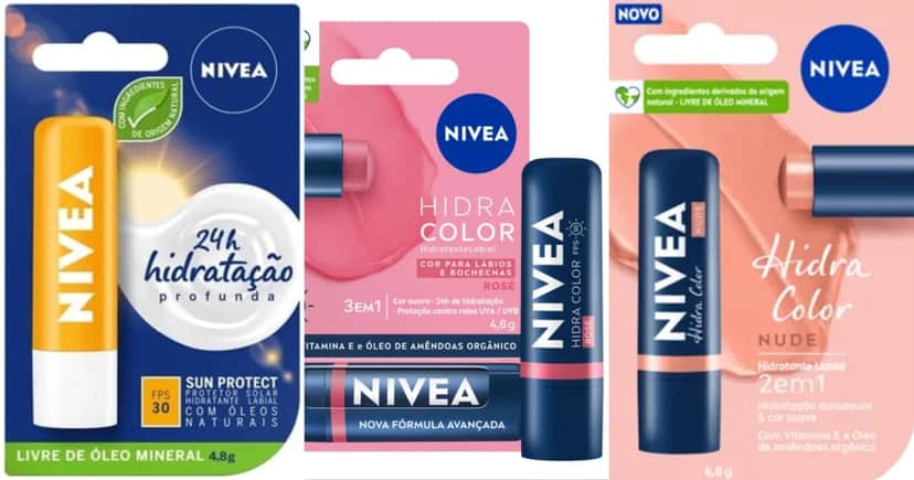 Balm da Nivea em bastão (Foto: Reprodução/Montagem/TV Foco/Google Shopping) Balm da Nivea em bastão (Foto: Reprodução/Montagem/TV Foco/Google Shopping)