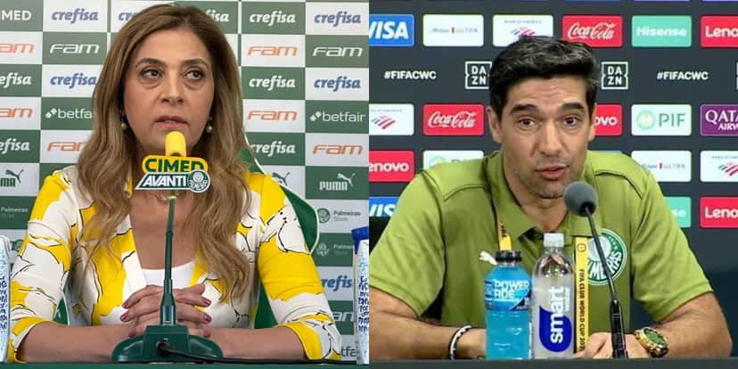 Leila Pereira é comunicada sobre saída de Abel Ferreira do Palmeiras (Reprodução: Youtube) Leila Pereira é comunicada sobre saída de Abel Ferreira do Palmeiras (Reprodução: Youtube)