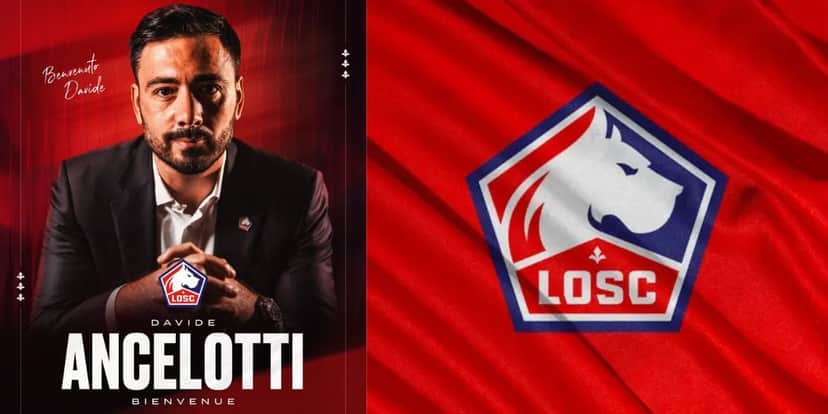Lille anuncia a contratação de Davide Ancelotti (Reprodução: Instagram) Lille anuncia a contratação de Davide Ancelotti (Reprodução: Instagram)