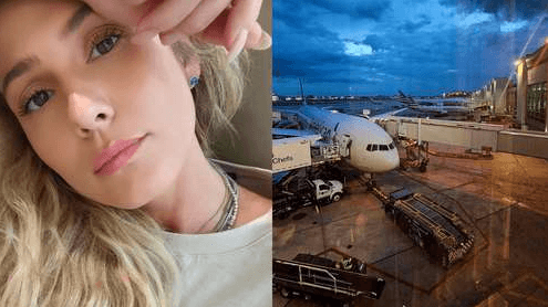 Lívia Andrade passa perrengue em avião (Foto: Reprodução / Instagram) Lívia Andrade passa perrengue em avião (Foto: Reprodução / Instagram)