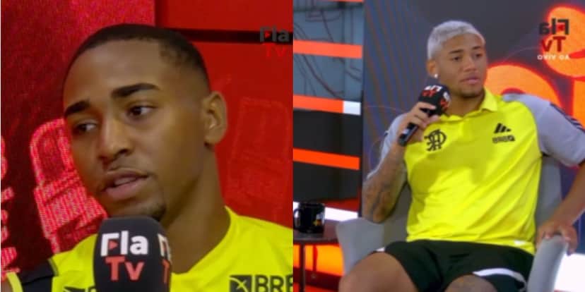 Lorran e Rayan Lucas voltaram ao Flamengo após empréstimo (Reprodução: Youtube) Lorran e Rayan Lucas voltaram ao Flamengo após empréstimo (Reprodução: Youtube)