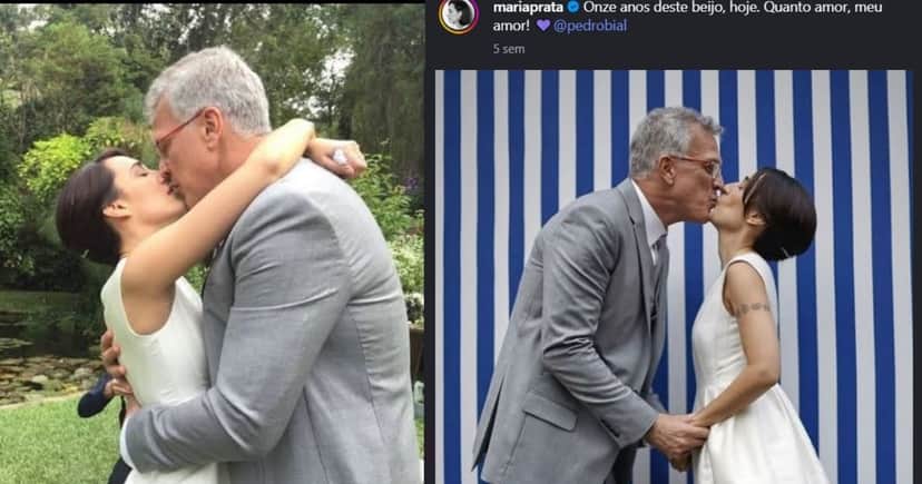 Maria Prata relembrou em uma postagem o dia do seu casamento, há 11 anos atrás (Foto Reprodução/Instagram/@MariaPrata)
