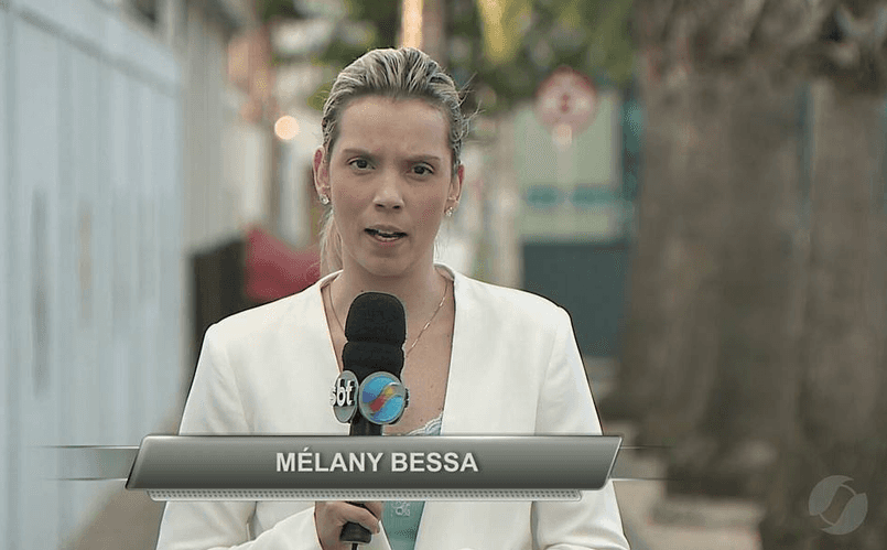 Mélany Bessa (Foto: Reprodução / SBT) Mélany Bessa (Foto: Reprodução / SBT)