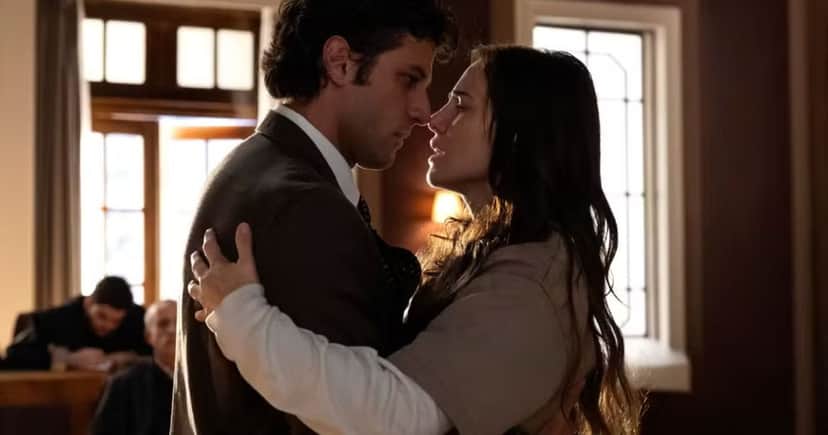 Pedro (Chay Suede) e Adriana (Letícia Colin) em Quem Ama Cuida (Foto: Reprodução/ Globo)