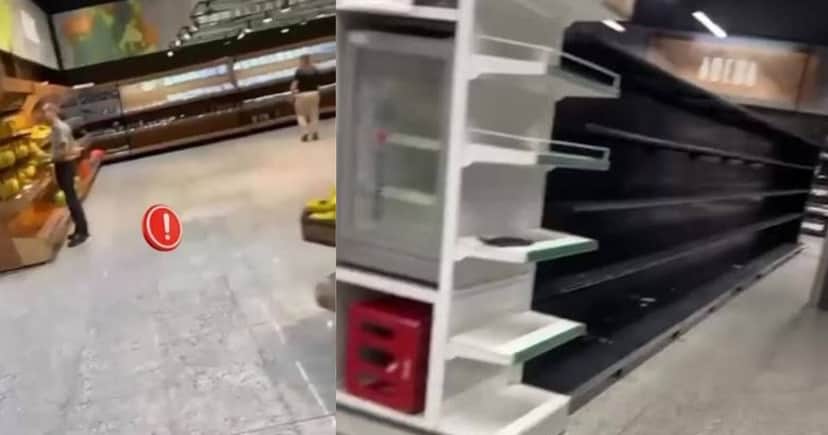 Relato de prateleiras vazias em unidades do Ricoy já estavam sendo relatadas por clientes (Foto Reprodução/Instagram) Relato de prateleiras vazias em unidades do Ricoy já estavam sendo relatadas por clientes (Foto Reprodução/Instagram)