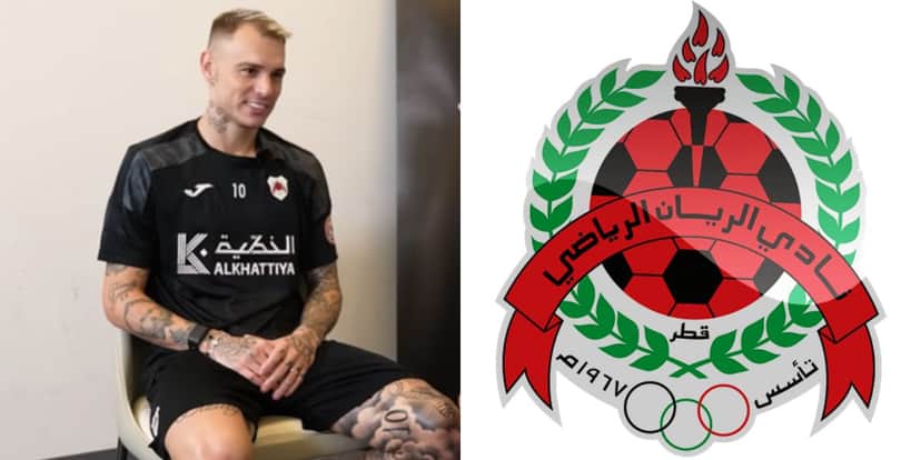 Roger Guedes é destaque no Al-Rayyan (Reprodução: TNT Sports / Youtube) Roger Guedes é destaque no Al-Rayyan (Reprodução: TNT Sports / Youtube)