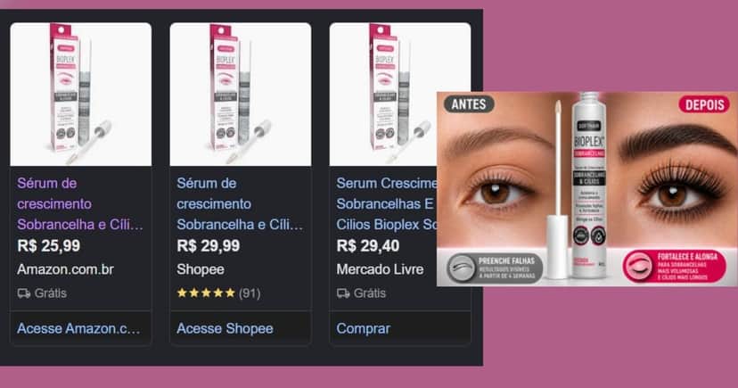 Sérum Bioplex Soft Hair para cílios e sobrancelhas Sérum Bioplex Soft Hair para cílios e sobrancelhas