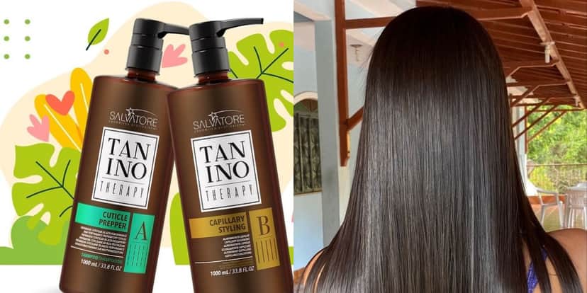 Taninoplastia ajuda a alisar o cabelo sem calar (Reprodução: Montagem TV Foco) Taninoplastia ajuda a alisar o cabelo sem calar (Reprodução: Montagem TV Foco)
