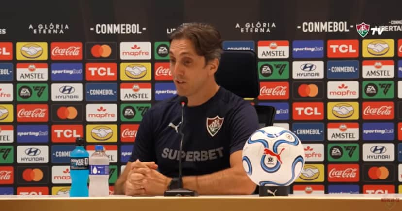 Zubeldía pode perder alguns craques pelo Flu (Foto: Fluminense TV) Zubeldía pode perder alguns craques pelo Flu (Foto: Fluminense TV)