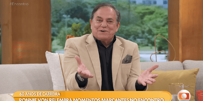 Ronnie Von no Encontro (Foto: Reprodução/ Globo) Ronnie Von no Encontro (Foto: Reprodução/ Globo)