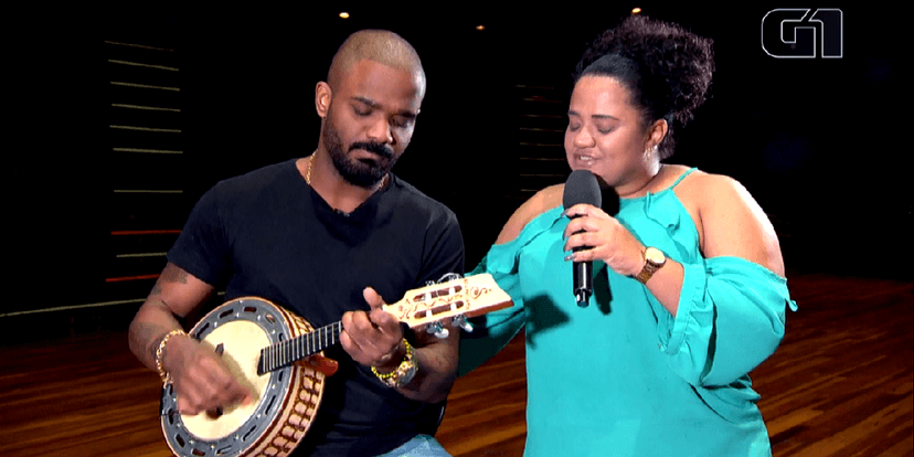 Arlindinho e Débora Cruz (Foto: Reprodução/Globo) Arlindinho e Débora Cruz (Foto: Reprodução/Globo)