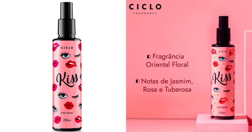 Body Splash Ciclo Kiss 200ml (Foto: Reprodução) Body Splash Ciclo Kiss 200ml (Foto: Reprodução)