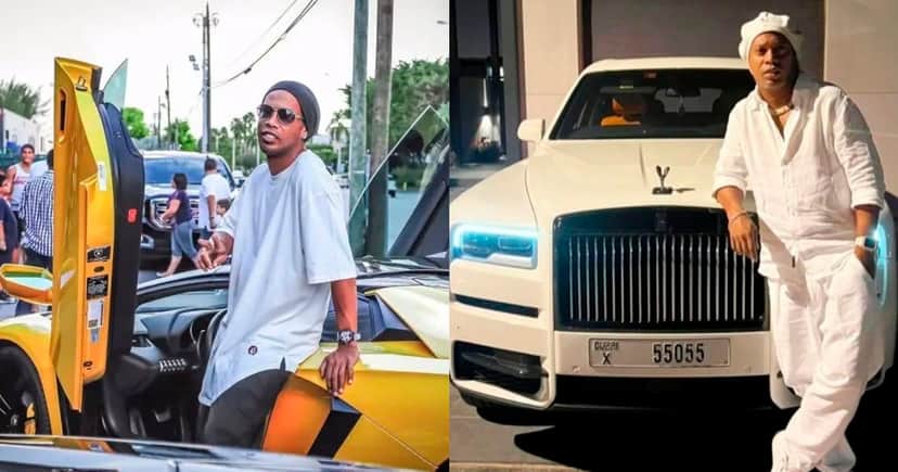 Carros de Ronaldinho Gaúcho (Foto: Reprodução) Carros de Ronaldinho Gaúcho (Foto: Reprodução)