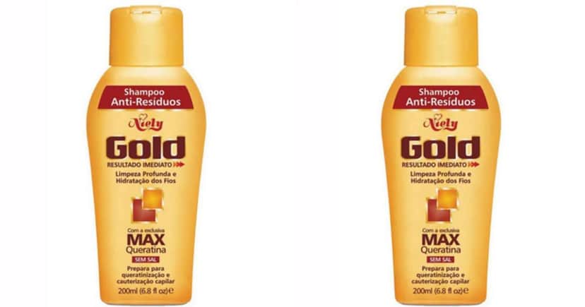 Shampoo antirresíduo Niely Cosméticos - Foto: Internet Shampoo antirresíduo Niely Cosméticos - Foto: Internet