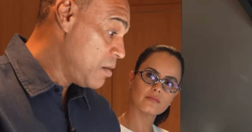 Denílson e Luciele Camargo (Foto: Reprodução / Instagram) Denílson e Luciele Camargo (Foto: Reprodução / Instagram)