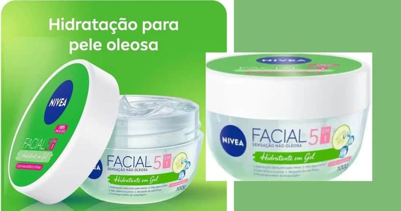 Gel Hidratante Facial 5 em 1 (100g) (Foto Reprodução/Montagem/Lennita/TV Foco/Google Shopping) Gel Hidratante Facial 5 em 1 (100g) (Foto Reprodução/Montagem/Lennita/TV Foco/Google Shopping)