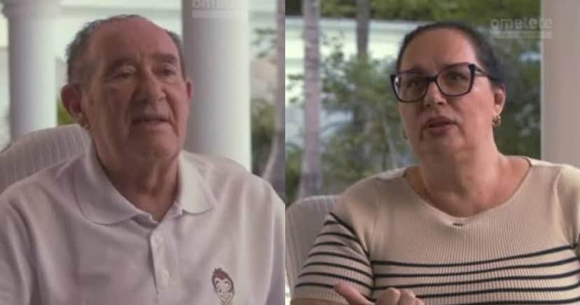 Renato Aragão e Lilian Aragão em documentário (Fotos: Reproduções / Instagram) 