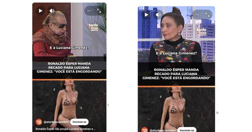 Ronaldo Ésper e Sonia Abrão no A Tarde É Sua (Foto: Reprodução / YouTube)