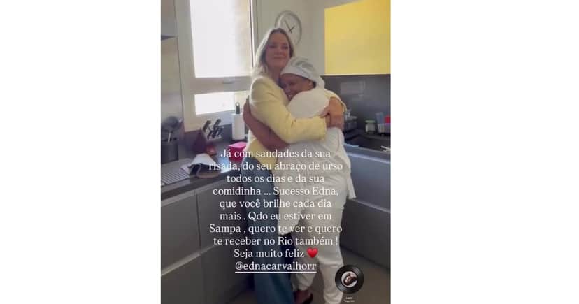 Ticiane Pinheiro e Edna Carvalho (Foto: Reprodução / Instagram)