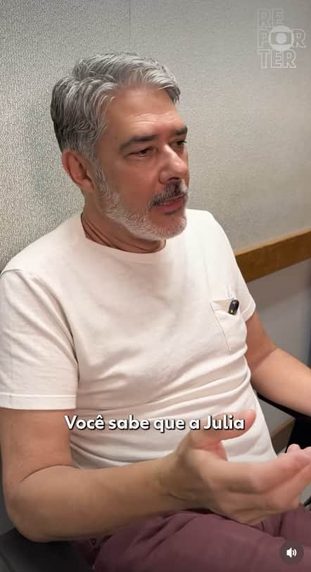 William Bonner na ilha do acervo da Globo (Foto: Reprodução/ Instagram) William Bonner na ilha do acervo da Globo (Foto: Reprodução/ Instagram)