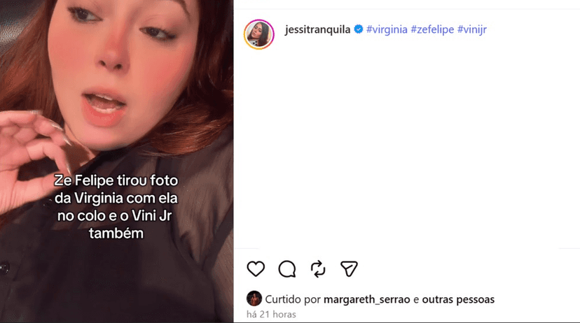 Margareth Serrão curte vídeo comparando ex e atual da filha (Foto: Reprodução / Instagram) Margareth Serrão curte vídeo comparando ex e atual da filha (Foto: Reprodução / Instagram)