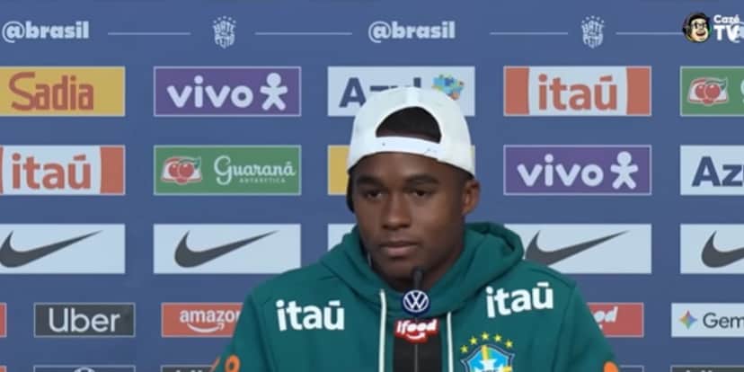 Endrick pode deixar o Real Madrid (Reprodução: Cazé TV / Youtube) Endrick pode deixar o Real Madrid (Reprodução: Cazé TV / Youtube)