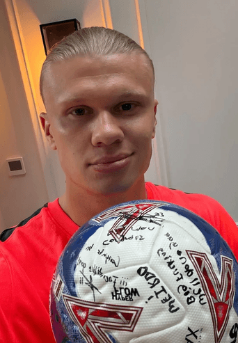 O jogador Erling Haaland da Seleção da Noruega (Foto: Reprodução / Instagram) O jogador Erling Haaland da Seleção da Noruega (Foto: Reprodução / Instagram)