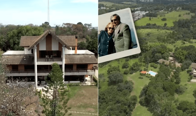 Fazenda que Benedito Ruy Barbosa deixa de herança tem mansão de três andares, quadra de futebol e agrofloresta (Foto: Reprodução / TV Globo) Fazenda que Benedito Ruy Barbosa deixa de herança tem mansão de três andares, quadra de futebol e agrofloresta (Foto: Reprodução / TV Globo)