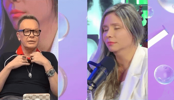 Felipeh Campos desmascara médium Camila Bragé (Foto: Reprodução / YouTube) Felipeh Campos desmascara médium Camila Bragé (Foto: Reprodução / YouTube)