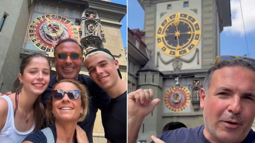Reinaldo Gottino com a esposa e os filhos em viagem pela Europa (Foto: Reprodução/ Instagram) Reinaldo Gottino com a esposa e os filhos em viagem pela Europa (Foto: Reprodução/ Instagram)