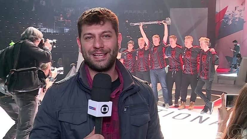 Leo Bianchi na época em que trabalhava na Globo (Foto: Reprodução/ Instagram) Leo Bianchi na época em que trabalhava na Globo (Foto: Reprodução/ Instagram)