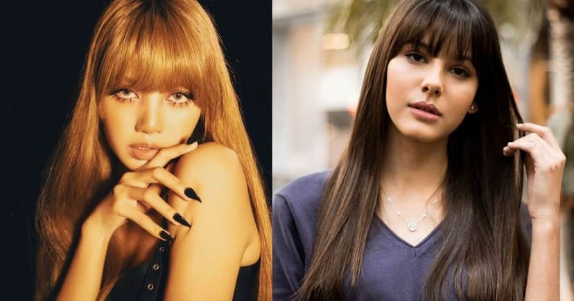 Longo com franja desfiada (Foto Reprodução/Montagem/Lennita/TV Foco/TikTok/Pinterest) Longo com franja desfiada (Foto Reprodução/Montagem/Lennita/TV Foco/TikTok/Pinterest)
