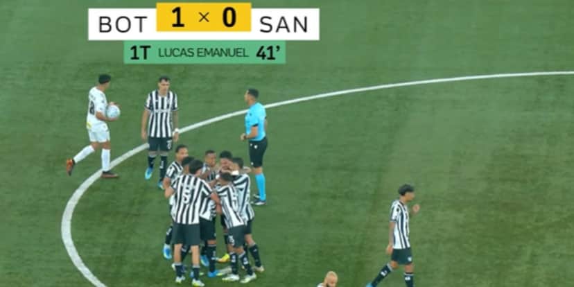 Lucas Emanuel já fez gol no profissional (Reprodução: Uol) Lucas Emanuel já fez gol no profissional (Reprodução: Uol)