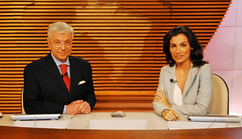 Renato Machado e Renata Vasconcellos no Bom Dia Brasil (Foto: Reprodução / Globo) Renato Machado e Renata Vasconcellos no Bom Dia Brasil (Foto: Reprodução / Globo)