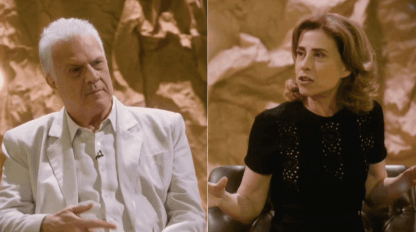 Fernanda Torres e Pedro Bial (Foto: Reprodução / Globo) Fernanda Torres e Pedro Bial (Foto: Reprodução / Globo)
