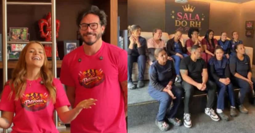 Viih Tube e Eliezer lançaram o próprio reality show com os funcionários (Foto: Reprodução/ Instagram) Viih Tube e Eliezer lançaram o próprio reality show com os funcionários (Foto: Reprodução/ Instagram)