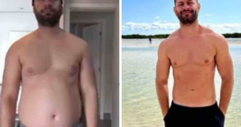 Leo Bianchi mostrou seu antes e depois (Foto: Reprodução/ Instagram) Leo Bianchi mostrou seu antes e depois (Foto: Reprodução/ Instagram)