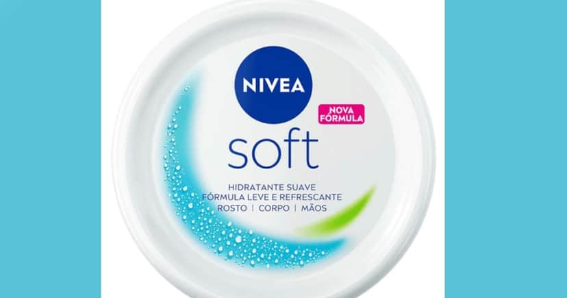 Nivea Soft (Foto Reprodução/Montagem/Lennita/TV Foco/Google Shopping) Nivea Soft (Foto Reprodução/Montagem/Lennita/TV Foco/Google Shopping)