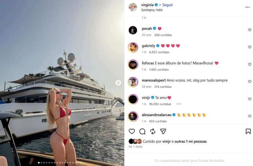 Vinir Jr se declarou para a influenciadora digital (Foto: Reprodução/ Instagram) Vinir Jr se declarou para a influenciadora digital (Foto: Reprodução/ Instagram)