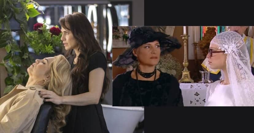Adriana e Pilar/ Jezebel e Ana Francisca (Foto Reprodução/Montagem/Lennita/TV Foco/Canva/Globo)
