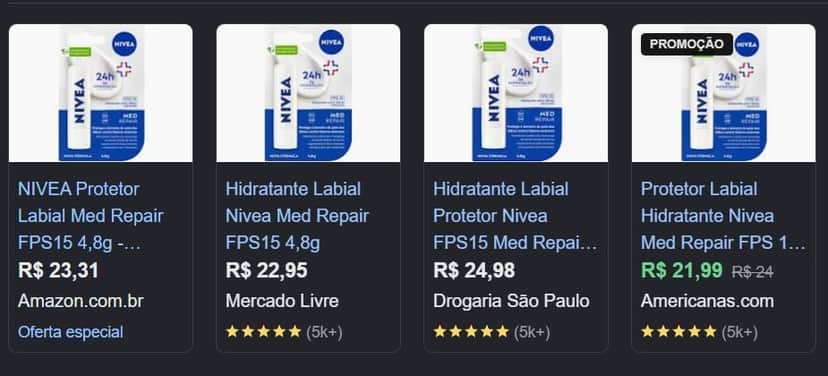 Média do MED Repair (Foto Reprodução/Google Shopping)