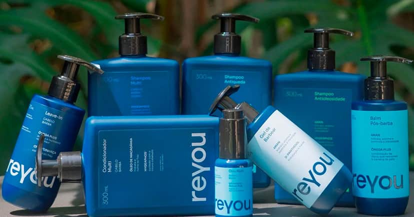 Cauã Reymond lançou a ReYou - Produtos da marca (Foto: Reprodução)