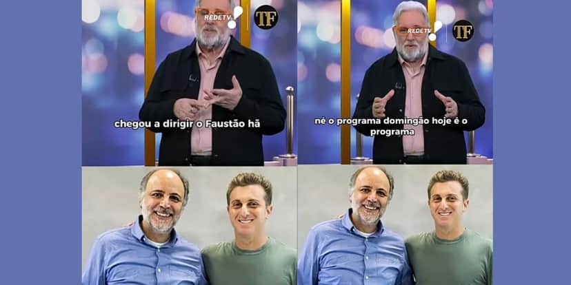 Leão Lobo criticou a saída de Hélio Vargas na direção do Domingão (Foto Reprodução/Montagem/Tv Foco/Instagram/TV Fama) Leão Lobo criticou a saída de Hélio Vargas na direção do Domingão (Foto Reprodução/Montagem/Tv Foco/Instagram/TV Fama)