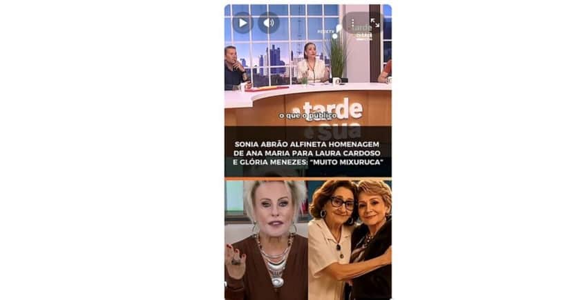 Sonia Abrão fala sobre homenagem de Ana Maria (Foto: Reprodução / RedeTV! / YouTube)