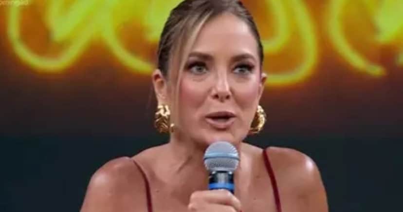 Ticiane Pinheiro no Domingão (Foto: Reprodução / Globo)
