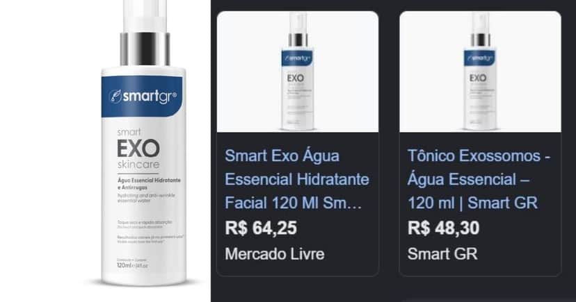 Água Essencial Hidratante Facial (Foto Reprodução/Lennita/TV Foco/Canva/Google Shopping) Água Essencial Hidratante Facial (Foto Reprodução/Lennita/TV Foco/Canva/Google Shopping)